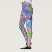 Vaporwave Brain Melt Leggings (Links)