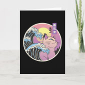 VAPORWAVE CAT KAART (Voorkant)