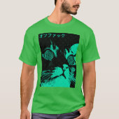 Vaporwave Cool Cat Japanese Urban Neon Style boy r T-shirt (Voorkant)
