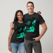 Vaporwave Cool Cat Japanese Urban Neon Style frien T-shirt (Unisex)