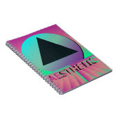 vaporwave esthetiek notitieboek (Rechterzijde)