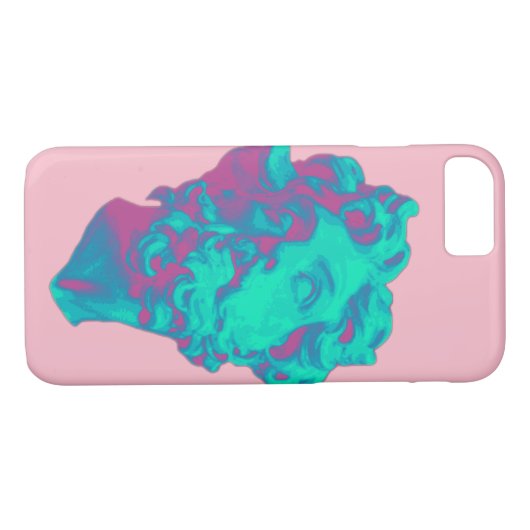 Vaporwave esthetisch glitch beeld telefooncel Case-Mate iPhone case (Achterkant (Horizontaal))