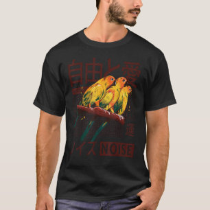 Vaporwave Esthetisch Japans Koreaans - Parkiet Bir T-shirt
