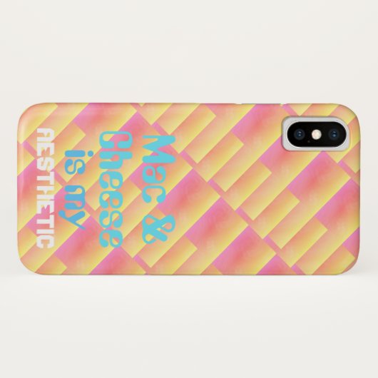 Vaporwave esthetisch Mac en kaas Case-Mate iPhone Case (Achterkant (horizontaal))