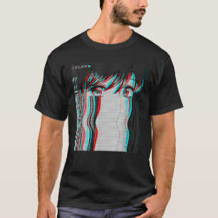 Vaporwave esthetisch zad Anime Girl Retro Eboy Egi T-shirt