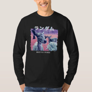 Vaporwave Esthetische Glitch 80s Retro Herten T-shirt