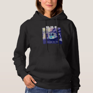 Vaporwave Esthetische Glitch 80s Retro Lissabon Hoodie