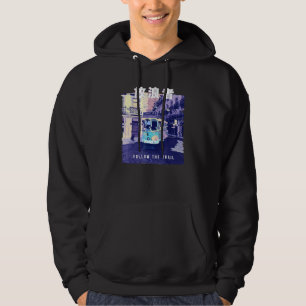 Vaporwave Esthetische Glitch 80s Retro Lissabon Hoodie