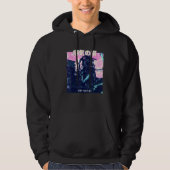 Vaporwave Esthetische Glitch 80s Retro Machine Hoodie (Voorkant)