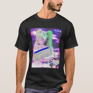 Vaporwave Esthetische Japanse Stijl Anime Hoodie T-shirt