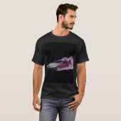 Vaporwave Glitch Auto T-shirt - 80s Rit (Voorkant volledig)