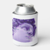 Vaporwave grieks glitch standbeeld blikjeskoeler (Blikje Voorkant)