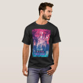 Vaporwave Japan Street Mode Glitch Tokyo Night T-shirt (Voorkant volledig)