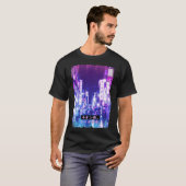 Vaporwave Japan Street Mode Tokyo City Rush T-shirt (Voorkant volledig)