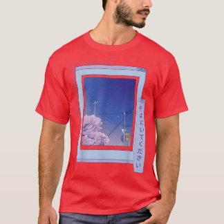 Vaporwave Japans nacht Cherry Blossom Brows T-shirt