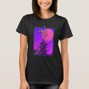 Vaporwave Japanse Cherry Blossom Japan Sakura Flo T-shirt