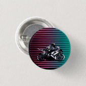 Vaporwave Moto-Button Ronde Button 3,2 Cm (Voorkant /achterkant)