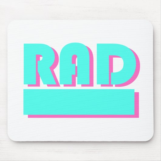 Vaporwave Mousepad - Rad Vaporwave Mousepad Muismat (Voorkant)