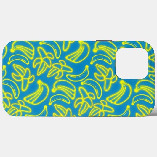 Vaporwave Neon Bananas Retro Futuristisch Case-Mate iPhone Case (Achterkant (horizontaal))