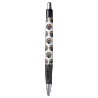 Vaporwave Pitbull Cirkel Pen