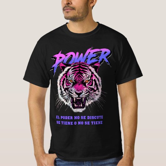 Vaporwave Power Filosofie T-shirt (Voorkant)