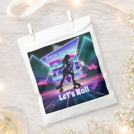 Vaporwave Roller Schaats verjaardagsfeestje Bedankzakje