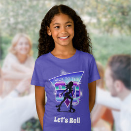 Vaporwave Roller Schaats verjaardagsfeestje T-shirt