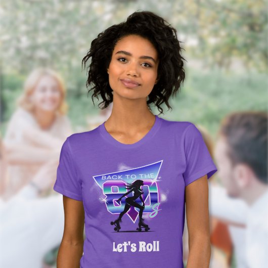 Vaporwave Roller Schaats verjaardagsfeestje T-shirt