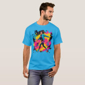 Vaporwave Rush: Neon Dream T-shirt (Voorkant volledig)