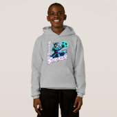 Vaporwave Samurai Striker Kat Voor Anime Gamers (Voorkant volledig)