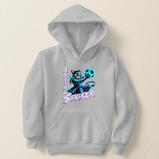 Vaporwave Samurai Striker Kat Voor Anime Gamers (Laagn)