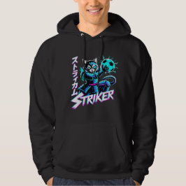 Vaporwave Samurai Striker Kat Voor Anime Gamers  Hoodie