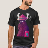 Vaporwave Samurai Warrior New Urban Japanese Style T-shirt (Voorkant)