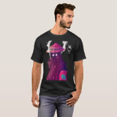 Vaporwave Samurai Warrior New Urban Japanese Style T-shirt (Voorkant volledig)