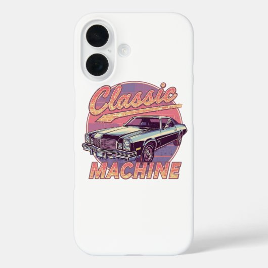 Vaporwave stijl klassieke auto Case-Mate iPhone case (Achterkant)