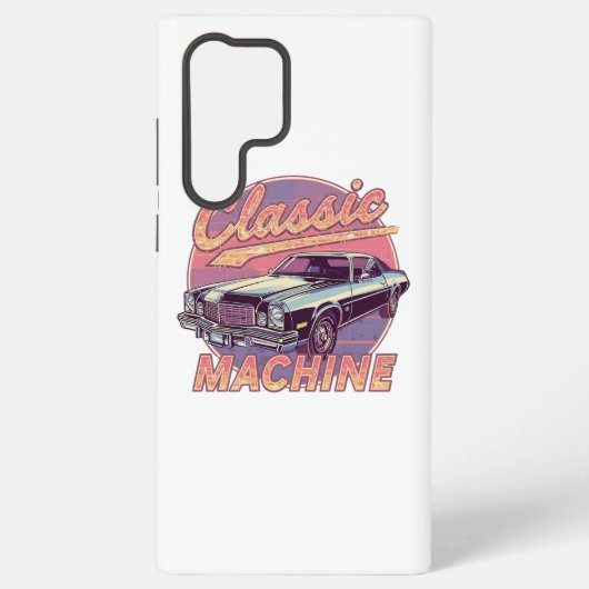 Vaporwave Style Classic Automobile Samsung Galaxy Hoesje (Achterkant)