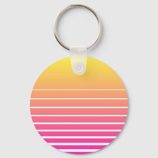 Vaporwave Sun Sleutelhanger