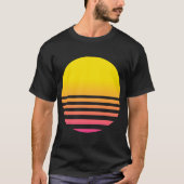 Vaporwave Sun T-shirt (Voorkant)