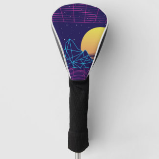 Vaporwave Sunset Golfheadcover