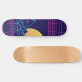 Vaporwave Sunset Persoonlijk Skateboard (Horizontaal)