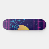 Vaporwave Sunset Persoonlijk Skateboard (Horizontaal)