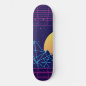 Vaporwave Sunset Persoonlijk Skateboard (Voorkant)