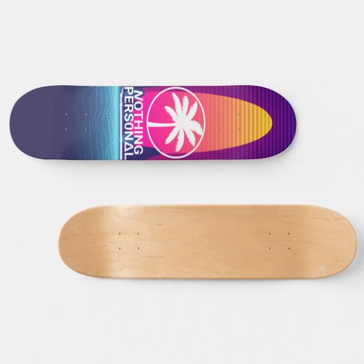 Vaporwave Sunset Skateboards (Horizontaal)