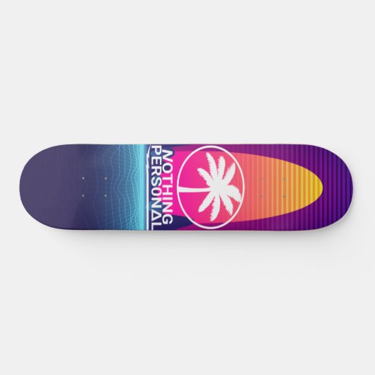 Vaporwave Sunset Skateboards (Horizontaal)