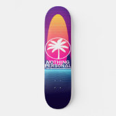 Vaporwave Sunset Skateboards (Voorkant)