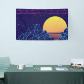 Vaporwave Sunset Spandoek (Beurs)