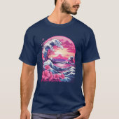 Vaporwave Synthwave 80's Japanse Grote Golf T-shirt (Voorkant)