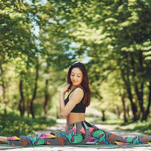 Vaporwave Synthwave 90s stijl Retro Leggings