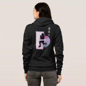 Vaporwave Synthwave HIIT Hoodie (Achterkant volledig)