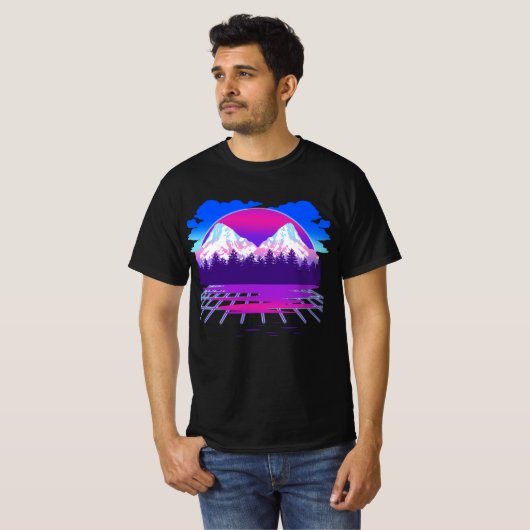 Vaporwave T-shirt (Voorkant volledig)